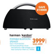 Harman/Kardon Portable Bluetooth Speaker(Go+Play Black)-Each