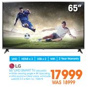 LG 65” UHD Smart TV 65UJ630