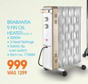 Brabantia 9 Fin Oil Heater OH9-1