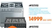 Smeg 90cm 4 Burner Gas Electric Cooker SSA92MAX9