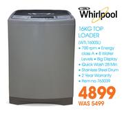 Whirlpool 16Kg Top Loader WTL1600SL