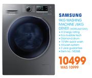 Samsung 9Kg Washing Machine/6Kg Dryer WD90J6410AX