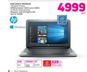 HP Intel Celeron Notebook