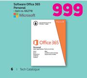 Microsoft Software Office 365 Personal