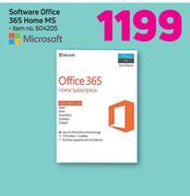 Microsoft Software Office 365 Home MS