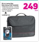 Volkano 28cm Laptop Bag With Mouse VB-VLB200-Each