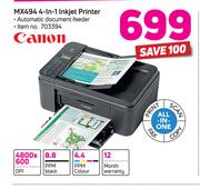 Canon MX494 4 In 1 Inkjet Printer