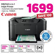 Canon MB2140 4 In 1 Inkjet Printer