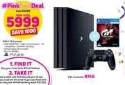 PS4 Pro 1TB Console