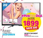 Telefunken 28" HD LED TV TLEDD-28HDA