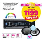 Kenwood Car Radio Bundle KDC-110U