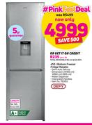 Defy 455L Bottom Freezer Fridge (Metallic)