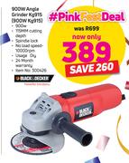 Black & Decker 900W Angle Grinder KG915