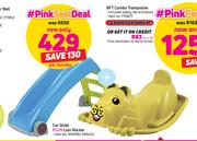 Car Slide + Lion Rocker