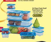 Addis 24 Piece Fresh Stuff Food Saver Set
