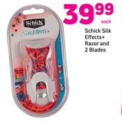 Schick Silk Effects + Razor And 2 Blades