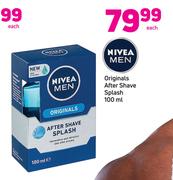 Nivea Men Originals After Shave Splash-100ml