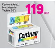 Centrum Adult Multivitamin Tablets-30's