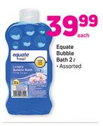 Equate Bubble Bath-2L