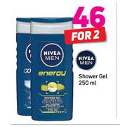 Nivea Men Shower Gel-2 X 250ml