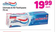 Aquafresh Ultimate & HD Toothpaste-75ml