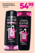 Elvive Shampoo Or Conditioner-400ml Each