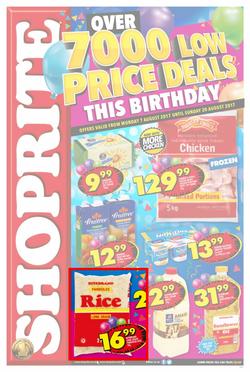 Shoprite : Over 7000 Low Price Deals (07 Aug - 20 Aug 2017), page 1