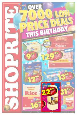 Shoprite : Over 7000 Low Price Deals (07 Aug - 20 Aug 2017), page 1