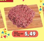 Value Ground Beef-Per 100g