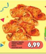 Freshly Baked Twist Panini Rolls Assorted-Each