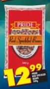 Pride Red Speckled Beans-500g