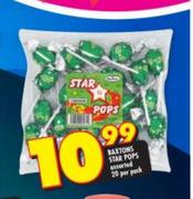 Baxtons Star Pops Assorted-20s Per Pack