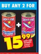 Lucky Star Pilchards Assorted-2 x 155g