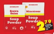 Ritebrand Packet Soup Assorted-Each