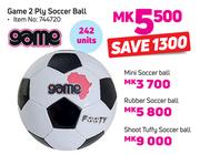 Game 2 Ply Mini Soccer Ball