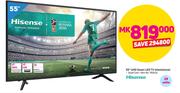 Hisense 55" UHD Smart LED TV 55N3000UW