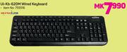 Ultra Link Ul-Kb-620M Wired Keyboard