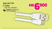 SW1 2m TYP C Cable