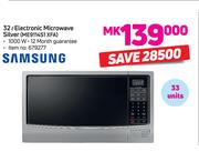 Samsung 32Ltr Electronic Microwave Silver ME9114S1 XFA