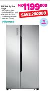 Hisense 516Ltr Side By Side Fridge
