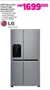 LG 600Ltr Side By Side Freezer Fridge Water & Ice Silver GC-L247SLUV A