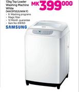 Samsung 13Kg Top Loader Washing Machine White WA13F5S2UWW F