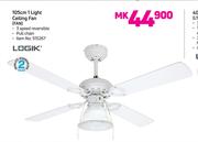 Logik 105cm 1 Light Ceiling Fan 