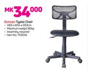 Duncan Typist Chair H83 x W54 x D53cm