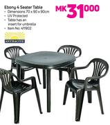 Antracite Ebony Lowback Chair-Each
