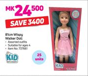 Kid Connection 81cm Wispy Walker Doll