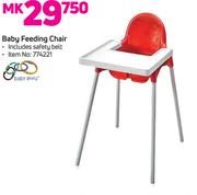 Baby Feeding Chair Includes Safety Belt