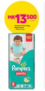 Pampers Active Baby Nappy Pants Assorted Sizes-Per Pack