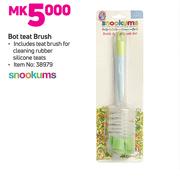 Snookums Bot Teat Brush Includes Teat Brush For Cleaning Rubber Silicone Teats