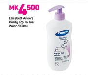 Elizabeth Anne's Purity Top To Toe Wash-500ml